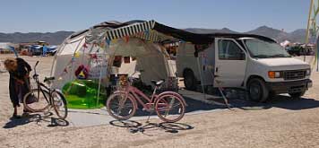 Burning Man Yurt Dome