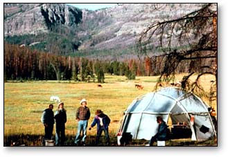 Dome In Mountains