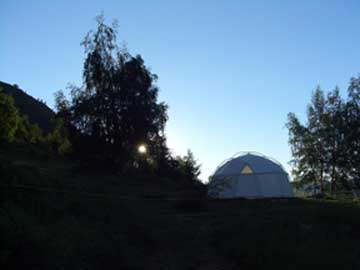 Yurt Dome Tent Stone Floor